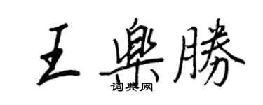 王正良王乐胜行书个性签名怎么写