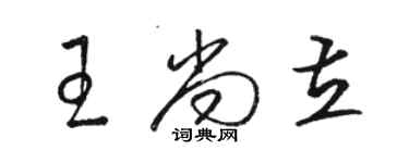骆恒光王尚立草书个性签名怎么写