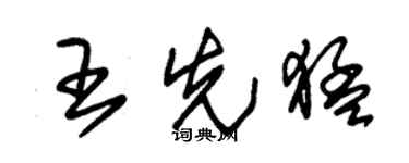 朱锡荣王先猛草书个性签名怎么写