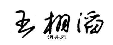 朱锡荣王栩滔草书个性签名怎么写