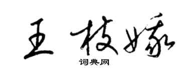 梁锦英王枝娥草书个性签名怎么写