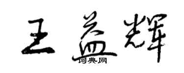 曾庆福王益辉行书个性签名怎么写