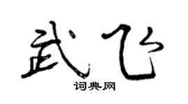 曾庆福武飞行书个性签名怎么写