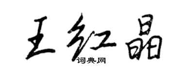 王正良王红晶行书个性签名怎么写