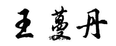 胡问遂王蔓丹行书个性签名怎么写