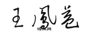 骆恒光王凤益草书个性签名怎么写