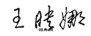 骆恒光王映娜草书个性签名怎么写