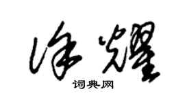 朱锡荣徐耀草书个性签名怎么写