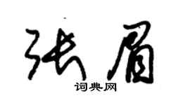 朱锡荣张眉草书个性签名怎么写