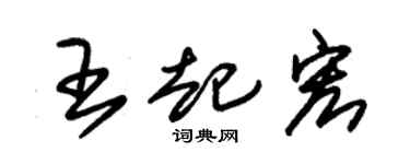 朱锡荣王起宏草书个性签名怎么写