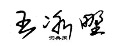 朱锡荣王冰野草书个性签名怎么写