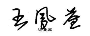 朱锡荣王凤益草书个性签名怎么写