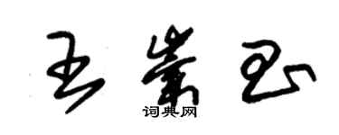 朱锡荣王崇昌草书个性签名怎么写