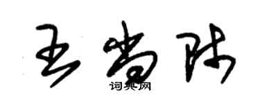 朱锡荣王尚师草书个性签名怎么写