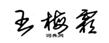朱锡荣王梅霜草书个性签名怎么写