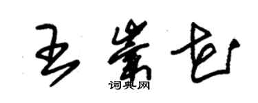 朱锡荣王崇花草书个性签名怎么写