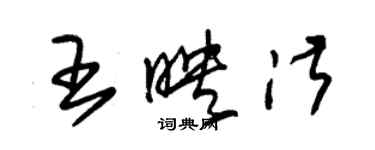 朱锡荣王映淑草书个性签名怎么写
