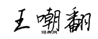 王正良王嘲翻行书个性签名怎么写