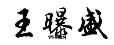 胡问遂王曝盛行书个性签名怎么写