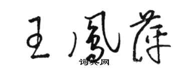 骆恒光王凤萍草书个性签名怎么写