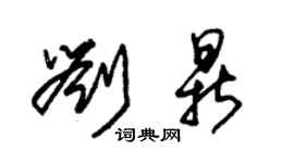 朱锡荣刘鼎草书个性签名怎么写