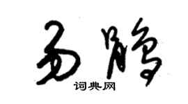 朱锡荣易鹃草书个性签名怎么写