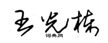 朱锡荣王光栋草书个性签名怎么写