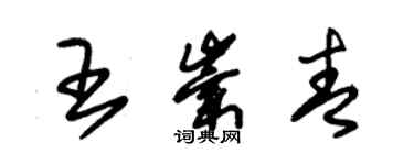 朱锡荣王崇青草书个性签名怎么写