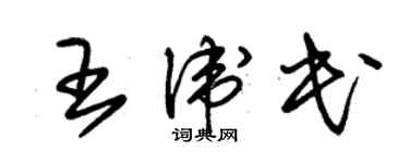 朱锡荣王卫民草书个性签名怎么写