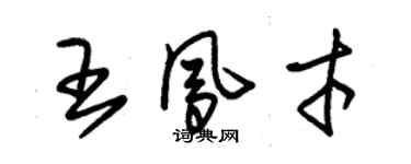 朱锡荣王凤才草书个性签名怎么写