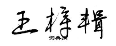 曾庆福王樟辑草书个性签名怎么写