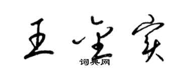 梁锦英王金实草书个性签名怎么写