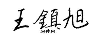 王正良王镇旭行书个性签名怎么写