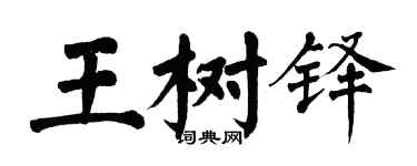 翁闿运王树铎楷书个性签名怎么写