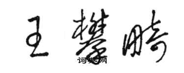 骆恒光王攀畸草书个性签名怎么写