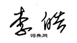 朱锡荣李皓草书个性签名怎么写