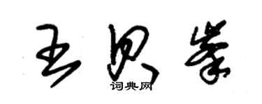 朱锡荣王贝峰草书个性签名怎么写