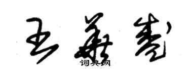 朱锡荣王华盛草书个性签名怎么写