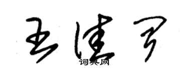 朱锡荣王佳闻草书个性签名怎么写