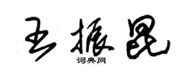 朱锡荣王振昆草书个性签名怎么写
