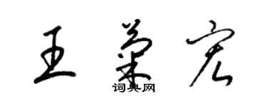 梁锦英王菊宏草书个性签名怎么写