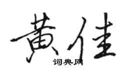 骆恒光黄佳行书个性签名怎么写