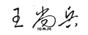 骆恒光王尚兵草书个性签名怎么写
