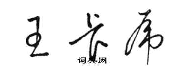 骆恒光王卡虎草书个性签名怎么写