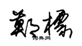 朱锡荣郑标草书个性签名怎么写