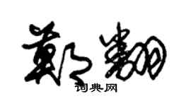 朱锡荣郑翻草书个性签名怎么写