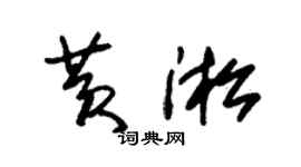 朱锡荣黄淞草书个性签名怎么写