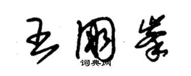 朱锡荣王朋峰草书个性签名怎么写