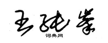 朱锡荣王纯峰草书个性签名怎么写