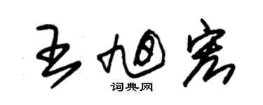 朱锡荣王旭宏草书个性签名怎么写